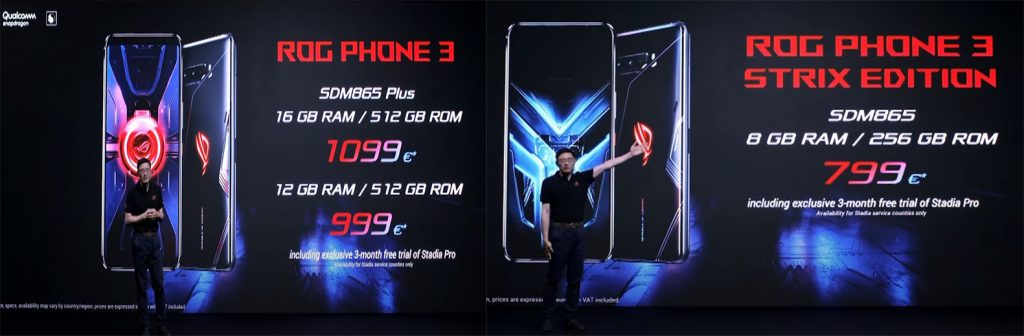 asus rog phone 3 official price