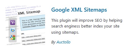 Google XML sitemap wordpress plugin