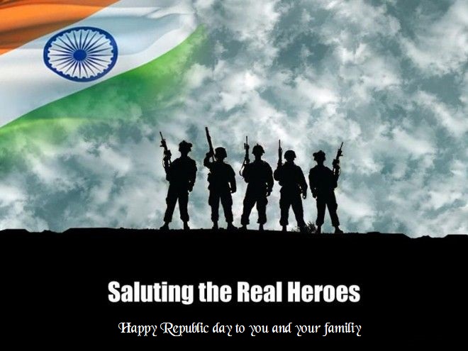 Happy republic day 2022 Indian soldier